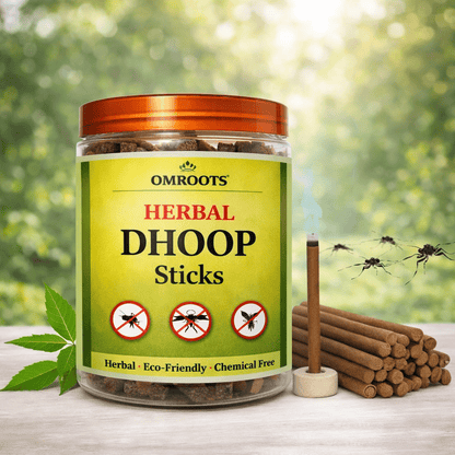 Herbal Mosquito Repellent Dhoop Sticks | Bambooless | Cow Dung & Neem