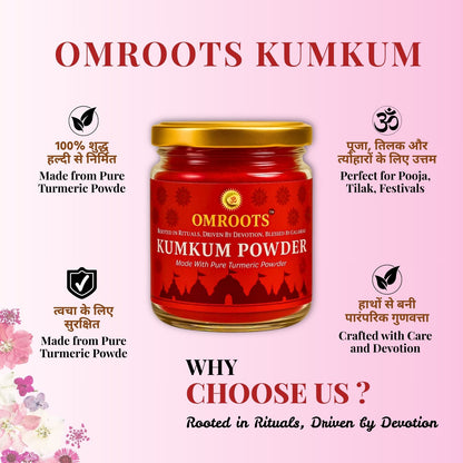 Pure Turmeric-Based Kumkum Powder